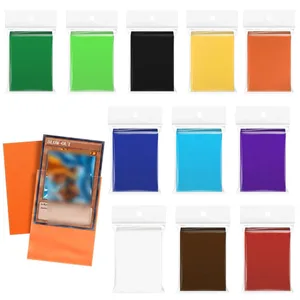 50 stk. korthylstre i japansk størrelse til samlekort Matte korthylstre Deckkortbeskyttere Passer til YGO Game Card (14 farver)