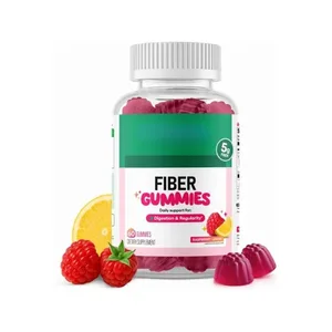 Gominoles de fibra per a la salut i la regularitat digestives - Sabor de gerds i llimona Fibra prebiòtica d'arrel de xicoira natural - Gomita diària