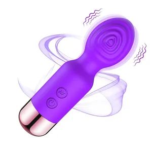 Mini AV Vibrator Naisten G Spot Vibration Vagina Anal Clitoris Stimulaattori Dildo Vibraattori Aikuisten seksilelut naisille Itsetyydytys