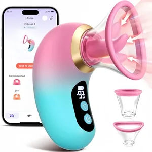 5IN1 Klitoris Sauger Vibrator Zunge Lecken Nippel Vagina Massager APP Control Clit Stimulator LCD Display Sex Spielzeug für Frauen