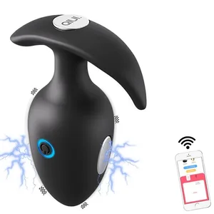 Thunderbolt – masseur de Prostate à choc électrique pour homme, contrôle par application, Plug Anal vibrant, vibrateur Anal électrique, jouets sexuels pour hommes
