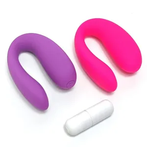 Klitorální stimulátor ve tvaru U Nositelný ženský vaginální vibrátor Masážní přístroj bodu G Malý výkonný kulový vibrátor Přenosné sexuální hračky