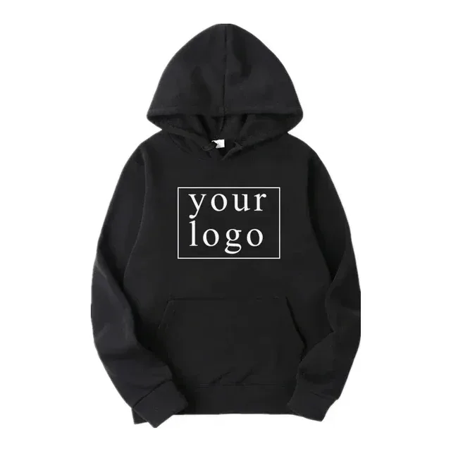 2024 Man Woman Casual Customพิมพ์ข้อความDIY Hoodieโลโก้ที่กำหนดเองHoody Custom Hoodiesข้อความโลโก้Sweatshirt