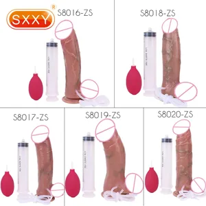 5 Styles Ultra Squirting Dildo Anal Plug Sexleketøy For Menn Kvinner Gay Masturbator Ejakulerende Voksenleker