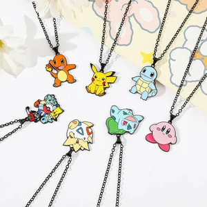 Anime Pokemon Metal Toy Figure Comel Pikachu Squirtle Psyduck Charmander Hiasan Parti Hadiah Cosplay