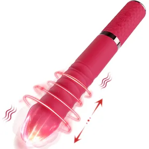 Đâm Máy Rung Điểm G Âm Vật Máy Rung Chống Thấm Nước & Sạc Silicone Thực Tế Dương Vật Giả Máy Rung Hoa Hồng Đồ Chơi Tình Dục Cho Nữ