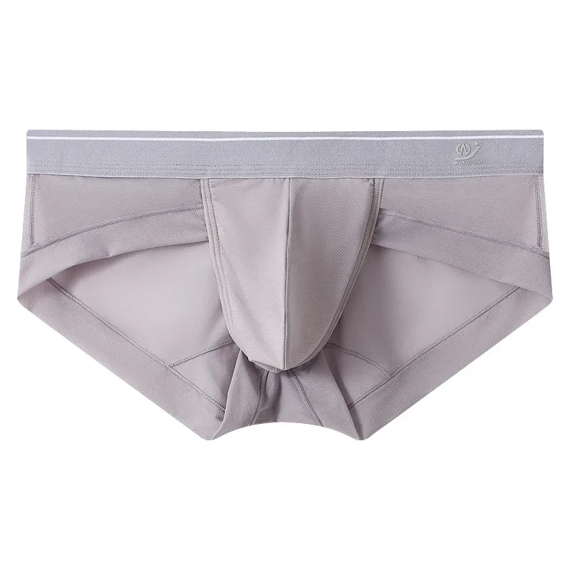 Slip da uomo Custodia 3D traspirante Intimo bikini da uomo leggero Morbido e confortevole Triangolo elastico ad asciugatura rapida per l'estate