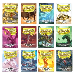 100 ชิ้น/กล่อง 66x91 มม.ขนาดมาตรฐาน Demark Dragon Shield Matte การ์ดสำหรับ MTG/PKM/YGO/TCG กระดานการ์ดเกมแขน