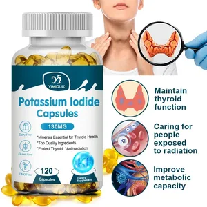 Kaliumjodidecapsules KI (stabiel jodium) 130 mcg per dag - supplement voor schildklierondersteuning