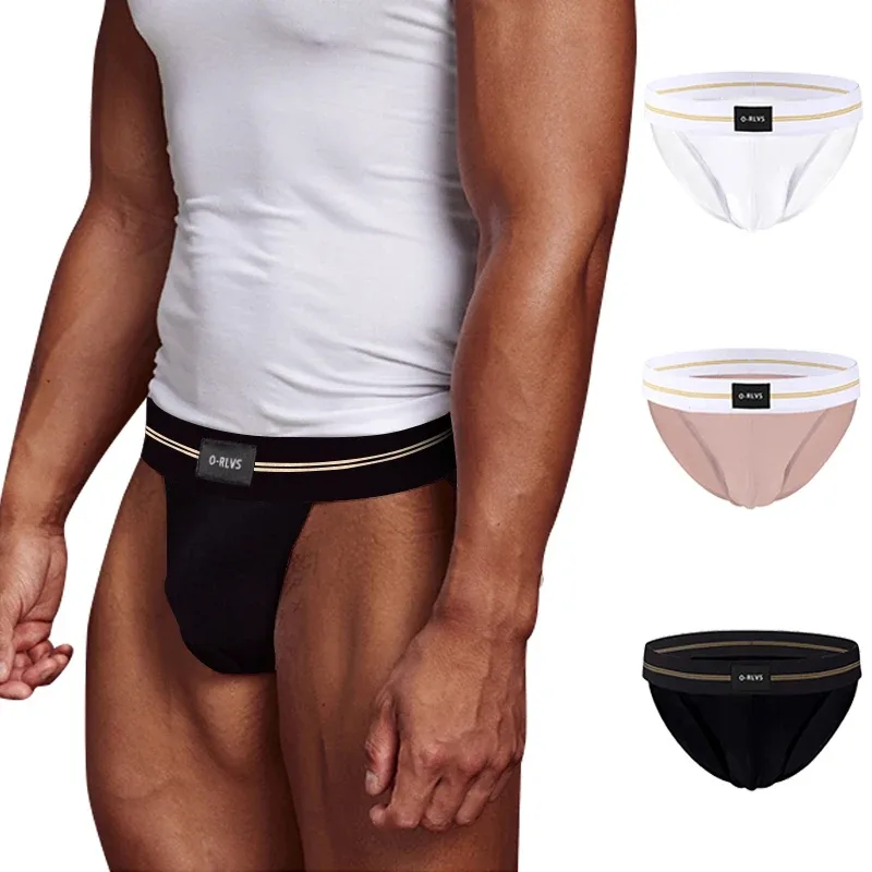 Slips für Männer, nahtlos, Hip-Design, Herren-Unterwäsche, supergroß, breit, 5 cm, elastisches Band, unabhängige Codpiece, kurze Hosen für Jungen
