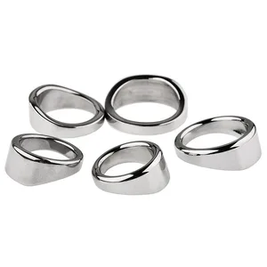 Sa-Penis Ring Sex Toy na Sexual Stimulation Device Bevelled Design Cockring Para sa Mga Lalaki Chastity Foreskin Glans
