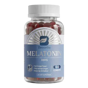 BEWORTHS Blueberry Melatonin 10mg Gummies Sova Kreativt för sömn Sömntabletter Melatonin för sömn Avkopplande för vuxna