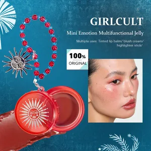 Многофункциональное желе Girlcult Emotion с брелоком Charm Edition Портативное мини-размера с желейно-кремовой текстурой Дизайн ограниченной серии