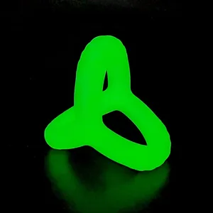 Anells de pene més nous lluminosos, duradors, reutilitzables, per a l'ampliació del penis de silicona, joguines sexuals per a majors de 18 anys, anell de bloqueig de l'escrot amb retard d'ejaculació