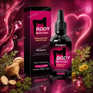 Picături lichide cu extract de rădăcină de Maca 30 ml cu Muira Puama și supliment lichid Tribulus pentru femei
