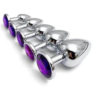 2026 Hot Sex Toy Metal Plug Metal Plug Base جواهرات مبتدی تا خبره دم اسباب بازی دم اسباب بازی مونث/مرد دلدوس زوج بازی بزرگسالان