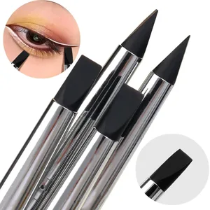 Silicone Eyeliner Brush Blade Multi-purpose Eyebrow Lipstick Brushes Madaling Gamitin na Nail Painting Pen Mga Mata na Naghuhubog ng Mga Tool sa Pagmomodelo