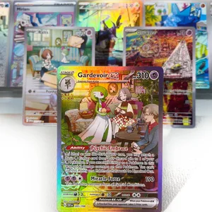 Scarlet & Violet PKM-kaarten PTCG6-B GX Rainbow Gardevoir Drowzee Ralts Riolu ex Zeldzame collectie Battle Toys Cadeaus voor hobby's