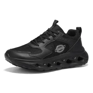Wide Toe Lightweight Cushioned Walking Shoes Breathable Mesh Wide Fit Sneakers Casual Fashion Athletic Trainers for Daily