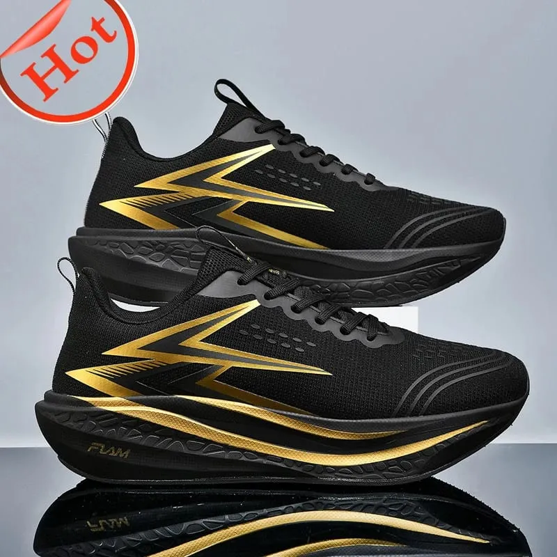 Running Shoes Speciality Marathon Men Sports Breathable Lightweight Carbon Board Women's Comfortable Athletic Nonskid Sneakers
