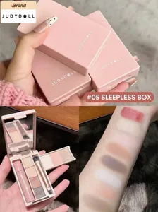 Judydoll لوحة الحواجب الكل في واحد المحمولة مسحوق السفر ماكياج مجموعة متعددة الوظائف ماسكارا أحمر الخدود الكنتوري
