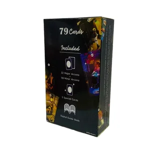 78 Geschichten Tarotkarten Ein 79-Karten-Tarot-Deck Englische Version Wahrsagerei-Deckspiel für Familienfeierfrauen