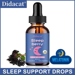 Flytande melatonin - med fläder och D-vitamin - Sömnstöd för immunsystemet - Melatonindroppar