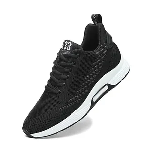 Sneakers Herre Højdeøge indlægssåler 6 cm Elevator Sko Chunky Højere Heel Lift Plus Størrelse 37-46