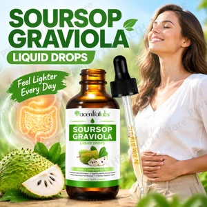 AcentiLabs Soursop Graviola flydende dråber C-vitamin understøtter fordøjelsessundhed Immunsystem Frie radikaler forsvar 60 ml til voksne