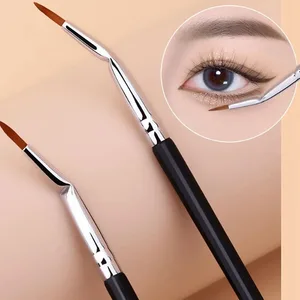 1 bucată perii pentru eyeliner perie de machiaj înclinată pentru căptușeală pentru gel, pudră lichidă, păr sintetic, instrumente cosmetice pentru ochi