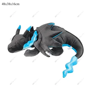Hot Sale Pokemon Mega Charizard X Sleeping Plush Pillow Series Cute Garchomp Mew Umbreon Cubone Sofa Cushion Stuffed Peluche Toy