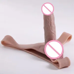 Bärbara realistiska dildobyxor för kvinnor G-punkt penissele bälte Erotiska dildos trosor med rem på sexleksaker för lesbiska