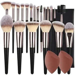 3-20PCS Make-Up Kwasten Set Zachte Pluizige Oogschaduw Foundation Concealer Blending Blush Brush Kabuki Professionele Vrouwen Beauty Tool