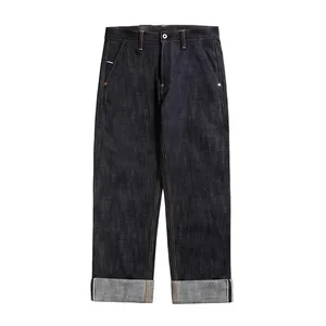 Red Tornado 18oz Selvedge Denim Jeans Pantalons rectes solts de pes pesat de denim brut