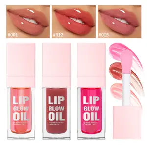 Pelembap Lip Gloss Cermin Air Lip Glaze Menyuburkan Bibir Cecair Gincu Isipadu Bibir Jelas Lip Glos Wanita Bibir Kosmetik