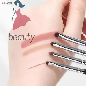 4/6Pcs Undereye Smudge Brushes Soft Eyeliner Brush Perfect Eye Makeup Tools Eye Detail Brushes Set Horse Hair Eyeshadow Brushes