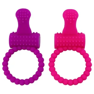 Cock Ring Vibrator Vibrating Rings Clitoral Stimulator Penis Erect Erection Enhance Sex Ability Product Sex Toys for Men