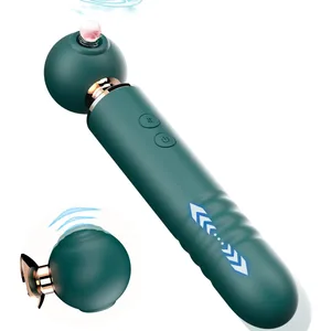Magic Av Wand นวด Dildo Masturbator Clitoris หัวนมกระตุ้นซิลิโคนเพศของเล่น Vibrator ผู้หญิงช่องคลอด G Spot Stimulators