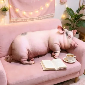 Bahan Bantal Badan Hewan PP Isi Katun Ukuran 40cm Bantal Hewan Tekstur Lembut Desain Lucu Gantungan Kunci Babi Untuk Wanita