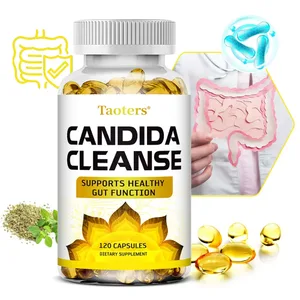 Candida Cleanse - Wsparcie jelit i okrężnicy Odpowiedni dla mężczyzn i kobiet Oczyszczanie i detoksykacja Równowaga Trawienie
