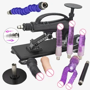 Αυτόματο σεξουαλικό μηχάνημα 3XLR Dildo Attachments Γυναικείο Αυνανισμό Δονητικό όπλο σεξουαλικά παιχνίδια για άνδρες ζευγάρια Προϊόντα ενηλίκων