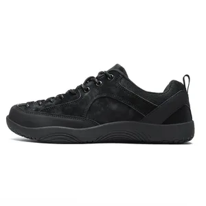Unisex Barefoot Wide Toe Running Shoes Minimalist Artificial Leather Walking Sneakers Lace Up Lightweight Breathable Shoes