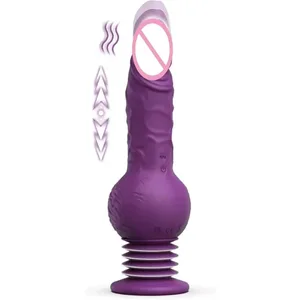 9.29 นิ้วสมจริงDildos Thrusting Dildo Vibrator G-Spot Analกระตุ้น 10 โหมดสั่นผู้ใหญ่ของเล่นของเล่นสำหรับผู้หญิงผู้ชาย