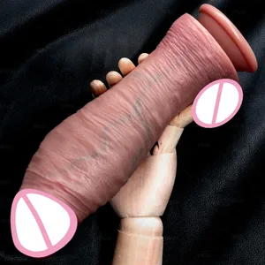 Tykke dildoer Realistisk Silikone Strapon Dildo Kvinder Sexlegetøj G-punkt Onani Stor Penis Dick Strap on Anal Dildo Lesbisk 18+