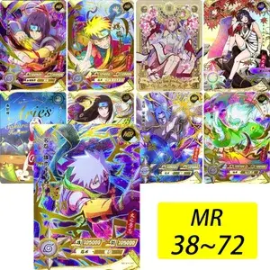 MR CARD 38 ~ 72 serie NARUTO Haruno Sakura Uchiha Sasuke Bronzing Game speelgoed Collectie kaart Kerst verjaardagscadeau