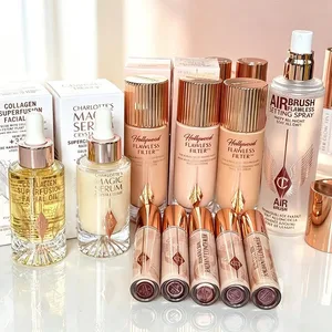 Charlotte Highlighter Foundation Kontinuierliche Textur des Make-ups Hydrating Concealer Setting Spray Essence Tilbury Cosmetic