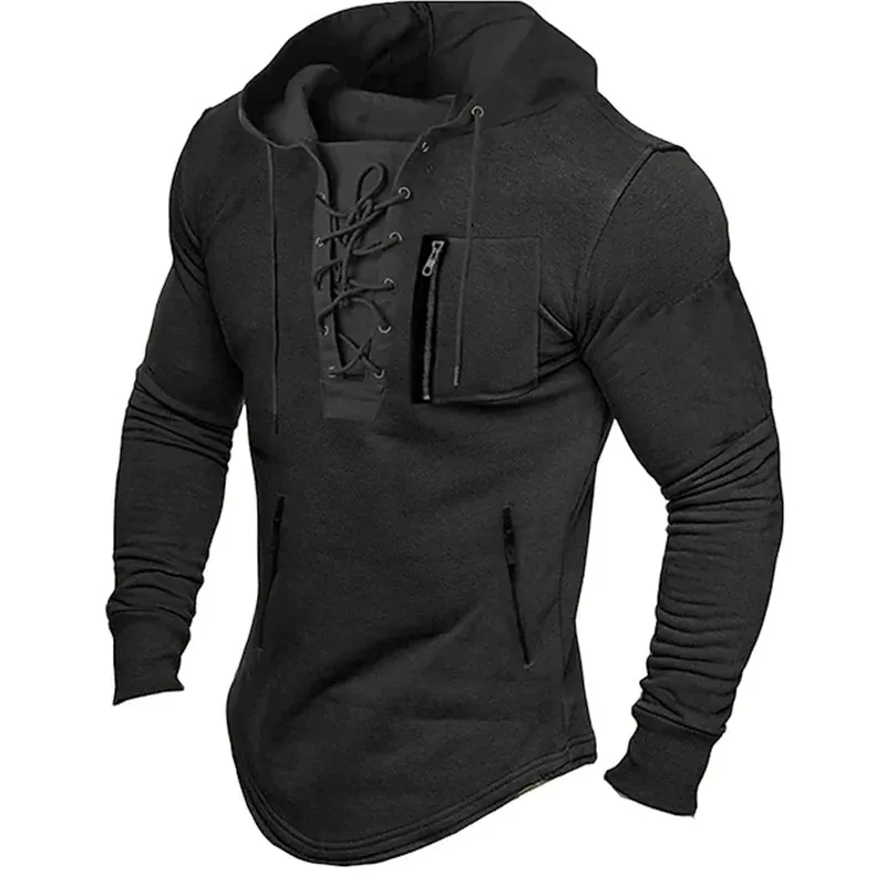 Solid Sweatshirts Men Hoodie Mens Sweatshirt Couples Hoodies Fashion Zipper Hoodie Men's Long Sleeve Hooded Jogger Streetwear