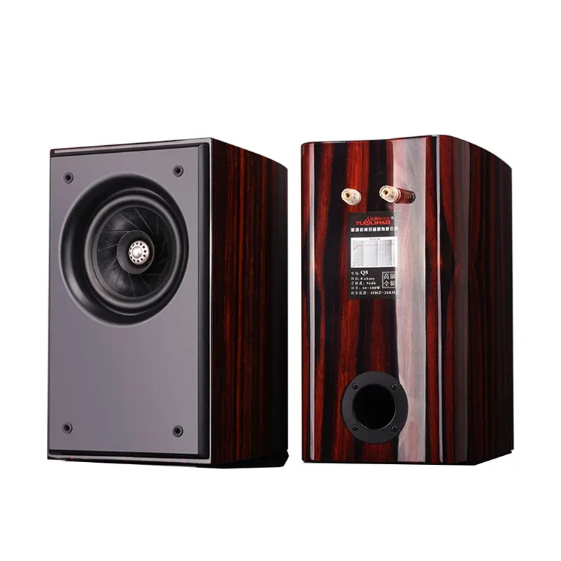 ใหม่ Q8 6.5 นิ้ว 3th Full-Range Bookself ลำโพง HiFi 8 โอห์ม 96dB neodymium แม่เหล็กไดร์เวอร์การจับคู่ Passive ลำโพงเซอร์ราวด์