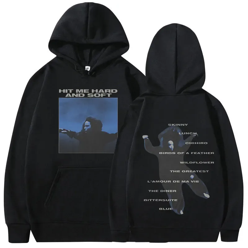 Hit Me Hard and Soft 2024 Tour sudaderas con capucha hombres mujeres moda Vintage Harajuku sudaderas de manga larga jerseys de gran tamaño regalo para seguidores