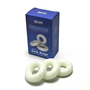 3 pièces anneaux de pénis produits pour adultes pour hommes 18 + retarder l'éjaculation jouets sexuels pour adultes multifonction pour les débutants Cockring longue durée